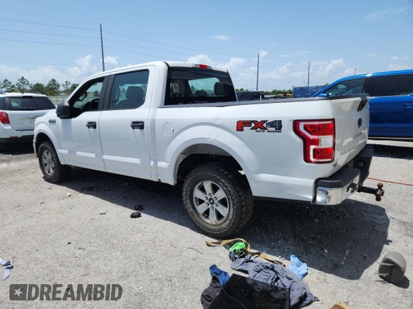 2018 Ford F-150 XL with VIN 1FTEW1E55JFC60004, listed as a Copart auction lot 59730015 with 165,784 mi miles and Non repairable. Bid and sale history available at DreamBid. Image 2.