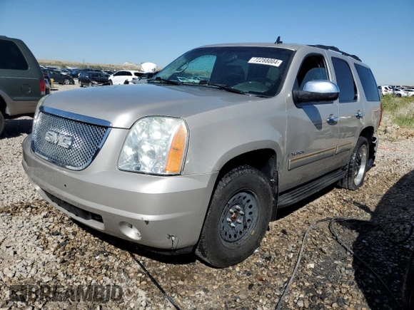 2009 GMC Yukon SLT 4SB with VIN 1GKFK33089R245627, listed as a Copart auction lot 72288004 with 182,942 mi miles and Salvage Title. Bid and sale history available at DreamBid. Image 1.