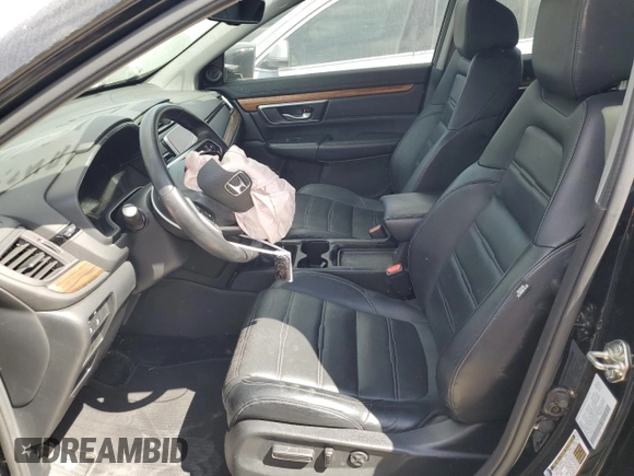 2017 Honda CR-V Touring with VIN 5J6RW1H97HL016344, listed as a Copart auction lot 51812315 with 47,795 mi miles and Salvage Title. Bid and sale history available at carsss.com. Image 7.