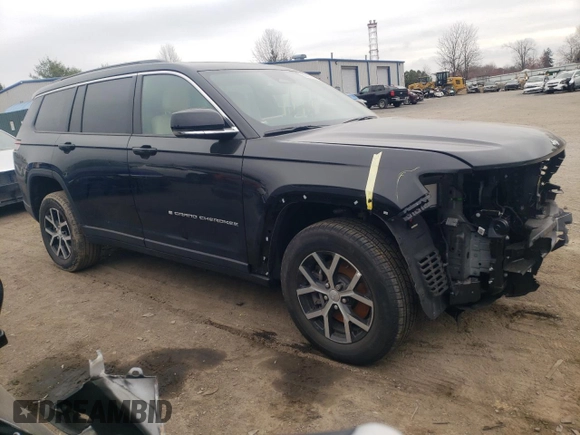 2024 Jeep Grand Cherokee Limited with VIN 1C4RJKBG2R8618798, listed as a Copart auction lot 50097225 with 3,330 mi miles and Salvage title. Bid and sale history available at DreamBid. Image 4.
