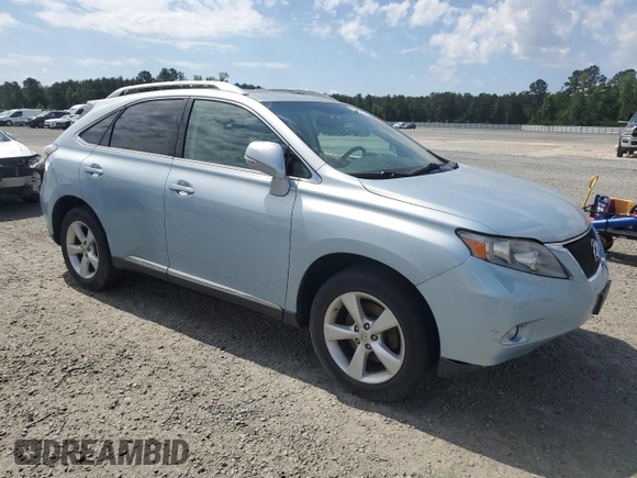 2010 Lexus RX with VIN 2T2BK1BA4AC018065, listed as a Copart auction lot 55466325 with Not Provided miles and Clean Title. Bid and sale history available at carsss.com. Image 4.