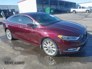 2017 Ford Fusion Titanium with VIN 3FA6P0K96HR137401, listed as a IAAI auction lot 41762567 with 95,958 mi miles. Bid and sale history available at carsss.com. Image 1.