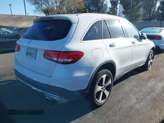2018 Mercedes-Benz GLC with VIN WDC0G4JB3JV057181, listed as a IAAI auction lot 41830402 with 74,534 mi miles. Bid and sale history available at carsss.com. Image 4.