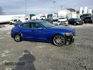 2022 Genesis G70 3.3T with VIN KMTG54TE8NU092068, listed as a Copart auction lot 85809484 with 48,319 mi miles and Salvage Title. Bid and sale history available at DreamBid. Image 14.