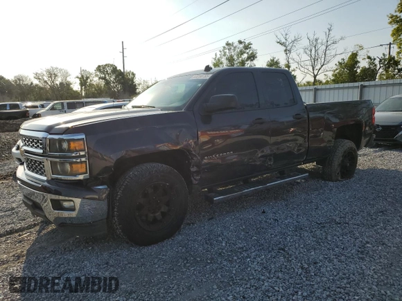 2014 Chevrolet Silverado 1500 LT with VIN 1GCRCREC5EZ393597, listed as a Copart auction lot 53258765 with 146,555 mi miles and Salvage Title. Bid and sale history available at DreamBid. Image 1.