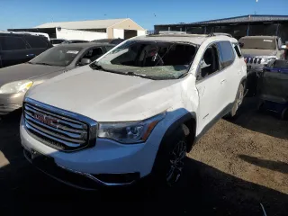2017 GMC Acadia SLT with VIN 1GKKNULS7HZ255397, listed as a Copart auction lot 83319434 with 116,911 mi miles and Salvage Title. Bid and sale history available at carsss.com. Image 1.