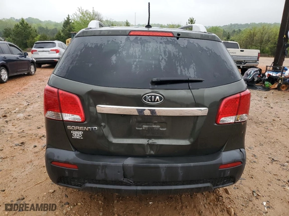 2011 Kia Sorento LX with VIN 5XYKT4A18BG098061, listed as a Copart auction lot 52902325 with 91,662 mi miles and Clean Title. Bid and sale history available at carsss.com. Image 6.