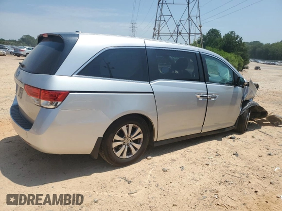 2014 Honda Odyssey EX-L z VIN 5FNRL5H66EB045019, wystawiony jako Copart lot #62899125 z przebiegiem 179 298 mil mil oraz Szkoda całkowita • Salvage title. Historia ofert i sprzedaży dostępna na DreamBid. Obrazek 3.