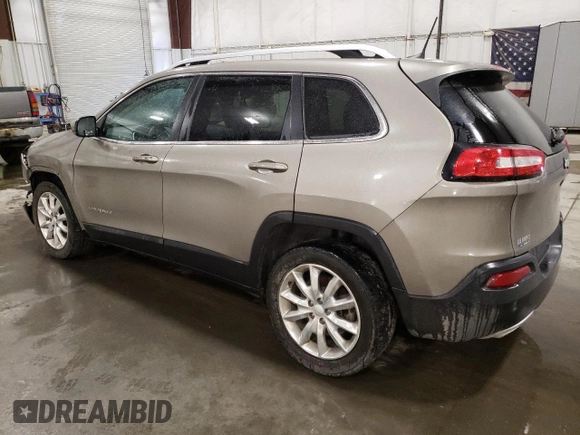2017 Jeep Cherokee Limited with VIN 1C4PJLDS2HW662518, listed as a Copart auction lot 46896275 with 75,112 mi miles and Salvage title. Bid and sale history available at DreamBid. Image 2.