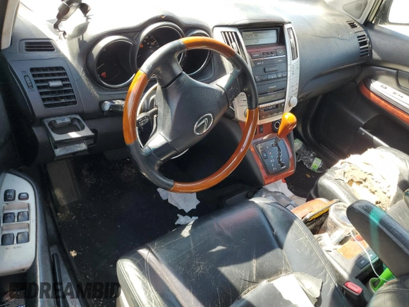 2004 Lexus RX 330 with VIN JTJHA31U140028606, listed as a Copart auction lot 49630705 with 206,589 mi miles and Salvage Title. Bid and sale history available at DreamBid. Image 8.