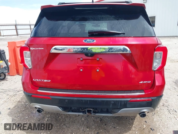 2021 Ford Explorer Limited with VIN 1FMSK8FH1MGC15667, listed as a IAAI auction lot 41812336 with 47,185 mi miles. Bid and sale history available at carsss.com. Image 17.
