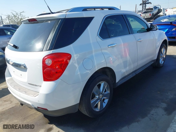 2012 Chevrolet Equinox LTZ with VIN 2GNALFEK0C1262447, listed as a IAAI auction lot 41643221 with 114,514 mi miles. Bid and sale history available at carsss.com. Image 4.