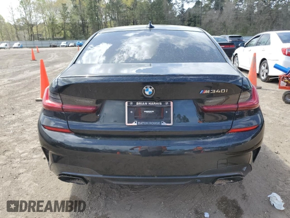 2022 BMW 3 Series M340i with VIN 3MW5U7J09N8C70162, listed as a Copart auction lot 49161745 with 40,503 mi miles and Salvage Title. Bid and sale history available at carsss.com. Image 6.