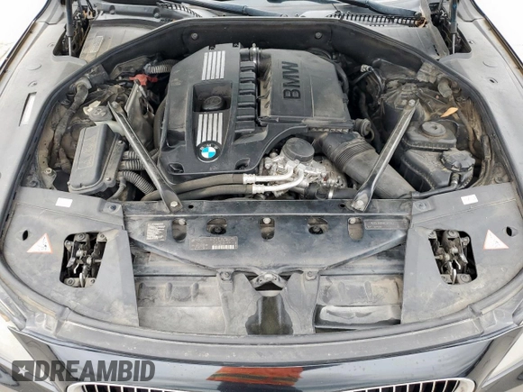 2012 BMW 7 Series 740Li with VIN WBAKB4C57CC575794, listed as a Copart auction lot 49347395 with 189,697 mi miles and Clean title. Bid and sale history available at DreamBid. Image 11.