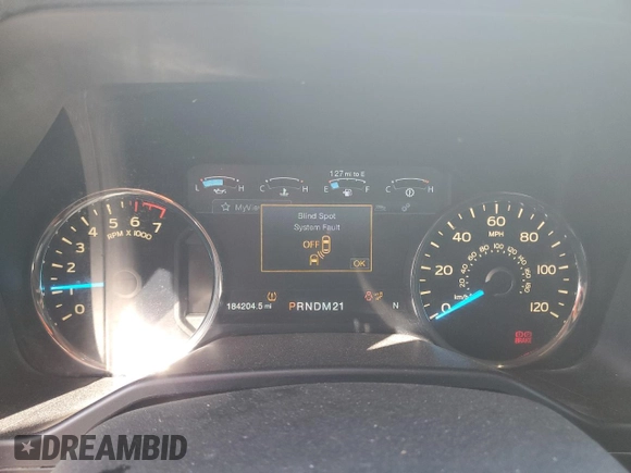 2016 Ford F-150 XLT with VIN 1FTEW1EG9GFC67242, listed as a Copart auction lot 61591545 with 184,204 mi miles and Salvage title. Bid and sale history available at DreamBid. Image 9.