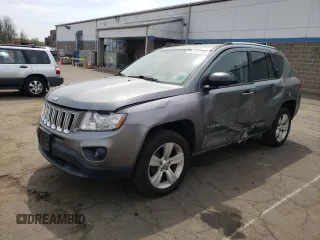2012 Jeep Compass Latitude with VIN 1C4NJDEB0CD621109, listed as a Copart auction lot 54737735 with 73,323 mi miles and Salvage Title. Bid and sale history available at DreamBid. Image 1.