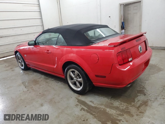 2005 Ford Mustang GT Deluxe with VIN 1ZVFT85H455241680, listed as a Copart auction lot 82101444 with 51,114 mi miles and Salvage Title. Bid and sale history available at DreamBid. Image 2.