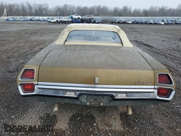 1972 Oldsmobile 88 z VIN 3N67U2M533910, wystawiony jako Copart lot #51184465 z przebiegiem 58 260 mil mil oraz Czysty tytuł • Clean title. Historia ofert i sprzedaży dostępna na DreamBid. Obrazek 6.