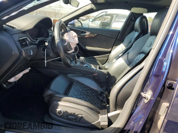 2018 Audi S4 Premium Plus with VIN WAUB4AF47JA145008, listed as a Copart auction lot 76838024 with 64,701 mi miles and Salvage Title. Bid and sale history available at carsss.com. Image 7.