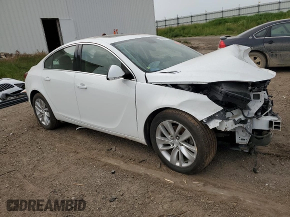 2015 Buick Regal Premium I with VIN 2G4GP5EX3F9298891, listed as a Copart auction lot 59920965 with Not provided miles and Clean title. Bid and sale history available at DreamBid. Image 4.