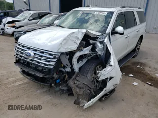 2020 Ford Expedition Max Limited z VIN 1FMJK1KT0LEA13328, wystawiony jako Copart lot #54937291 z przebiegiem 11 702 mil mil oraz Szkoda całkowita • Salvage title. Historia ofert i sprzedaży dostępna na DreamBid. Obrazek 2.