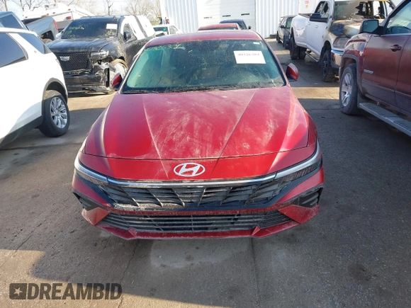 2024 Hyundai Elantra SE with VIN KMHLL4DG1RU744288, listed as a IAAI auction lot 40326384 with 11,656 mi miles and . Bid and sale history available at DreamBid. Image 12.