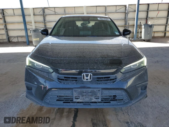 2023 Honda Civic Sedan EX with VIN 2HGFE1F72PH310289, listed as a Copart auction lot 49310585 with 58,828 mi miles and Salvage Title. Bid and sale history available at carsss.com. Image 5.