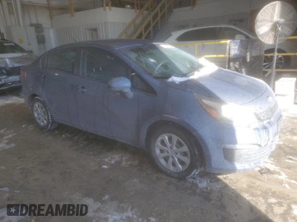 2016 Kia Rio LX with VIN KNADM4A31G6680582, listed as a Copart auction lot 46137275 with 162,608 mi miles and Salvage Title. Bid and sale history available at carsss.com. Image 4.