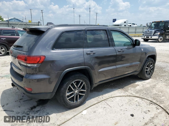 2017 Jeep Grand Cherokee Trailhawk with VIN 1C4RJFLG1HC821666, listed as a Copart auction lot 58711535 with 109,578 mi miles and Salvage title. Bid and sale history available at DreamBid. Image 3.