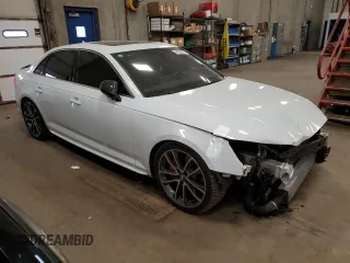 2018 Audi S4 Premium Plus with VIN WAUB4AF45JA133410, listed as a Copart auction lot 44200074 with 74,421 mi miles. Bid and sale history available at carsss.com. Image 4.