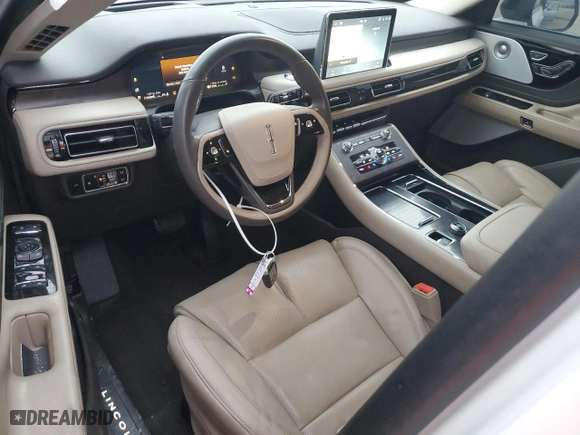 2023 Lincoln Aviator Reserve with VIN 5LM5J7WC9PGL32929, listed as a Copart auction lot 83378444 with NaN miles and Salvage Title. Bid and sale history available at carsss.com. Image 8.