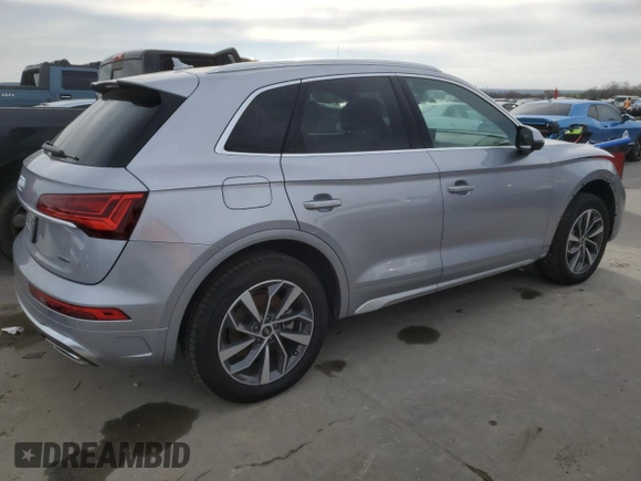 2023 Audi Q5 S line Premium z VIN WA1GAAFY3P2155990, wystawiony jako Copart lot #42785974 z przebiegiem Nie podano mil oraz Szkoda całkowita • Salvage title. Historia ofert i sprzedaży dostępna na DreamBid. Obrazek 3.