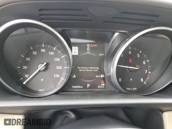 2017 Land Rover Range Rover Sport SE with VIN SALWG2FV3HA162725, listed as a Copart auction lot 56006925 with 134,296 mi miles and Clean title. Bid and sale history available at DreamBid. Image 9.