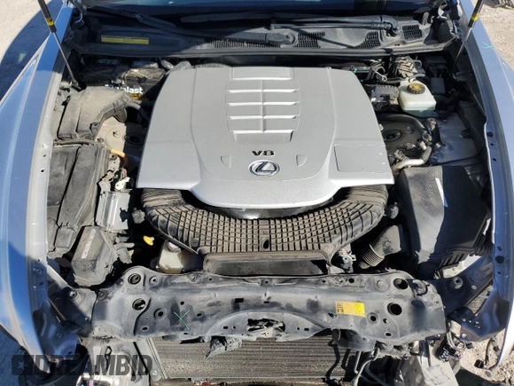 2015 Lexus LS 460 with VIN JTHBL5EFXF5133806, listed as a Copart auction lot 81493074 with 158,601 mi miles and Salvage title. Bid and sale history available at DreamBid. Image 11.