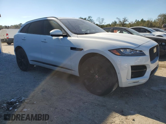 2017 Jaguar F-Pace 20d R-Sport with VIN SADCL2BN6HA087650, listed as a Copart auction lot 41593825 with 71,278 mi miles and Clean Title. Bid and sale history available at DreamBid. Image 4.
