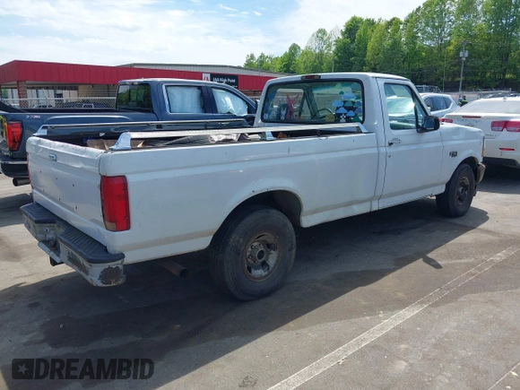 1995 Ford F-150 with VIN 1FTDF15Y3SNA03081, listed as a IAAI auction lot 42116290 with 202,907 mi miles. Bid and sale history available at carsss.com. Image 4.