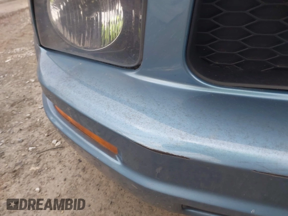 2005 Ford Mustang Deluxe with VIN 1ZVFT84N955253542, listed as a IAAI auction lot 41385040 with 134,361 mi miles. Bid and sale history available at carsss.com. Image 6.