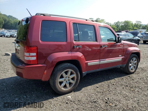 2012 Jeep Liberty Sport with VIN 1C4PJMAK0CW182156, listed as a Copart auction lot 66534525 with 128,133 mi miles and Clean title. Bid and sale history available at DreamBid. Image 3.