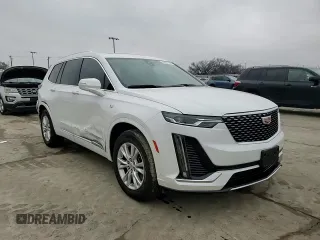 2024 Cadillac XT6 FWD Luxury with VIN 1GYKPAR47RZ720446, listed as a Copart auction lot 43964105 with 10,728 mi miles and Salvage Title. Bid and sale history available at carsss.com. Image 12.