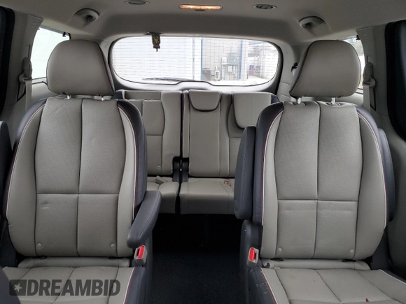 2017 Kia Sedona SX with VIN KNDMC5C12H6324411, listed as a Copart auction lot 52789895 with 27,003 mi miles and Salvage Title. Bid and sale history available at carsss.com. Image 10.