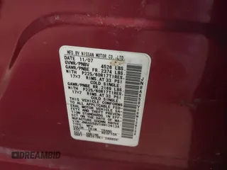 2008 Nissan Rogue SL with VIN JN8AS58V18W126134, listed as a IAAI auction lot 41886130 with 187,482 mi miles and . Bid and sale history available at DreamBid. Image 9.