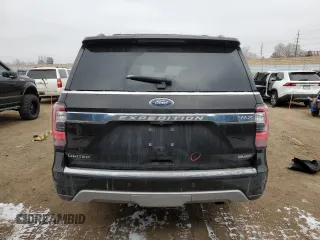 2021 Ford Expedition Max Limited с VIN 1FMJK2AT0MEA62831, выставлен на аукционе Copart как лот 46127195 с пробегом 25 974 миль миль и Списание • Salvage title. История ставок и продаж доступна на DreamBid. Изображение 6.