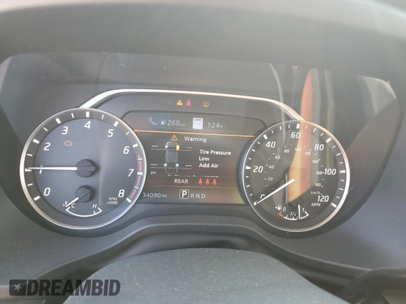 2022 Nissan Titan SV with VIN 1N6AA1EF6NN102544, listed as a Copart auction lot 74983344 with 34,090 mi miles and Salvage title. Bid and sale history available at DreamBid. Image 9.