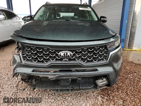 2021 Kia Sorento SX Prestige X-Line with VIN 5XYRKDLF7MG029066, listed as a Copart auction lot 51809045 with 47,000 mi miles and Salvage Title. Bid and sale history available at carsss.com. Image 5.