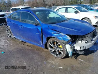 2019 Honda Civic Si z VIN 2HGFC1E55KH702620, wystawiony jako IAAI lot #41649876 z przebiegiem 105 367 mil mil oraz . Historia ofert i sprzedaży dostępna na DreamBid. Obrazek 1.