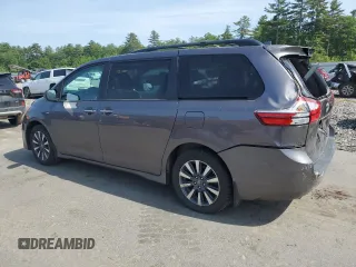 2019 Toyota Sienna XLE with VIN 5TDDZ3DC5KS221137, listed as a Copart auction lot 60358185 with 105,767 mi miles and Salvage title. Bid and sale history available at DreamBid. Image 2.