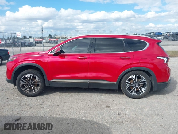 2020 Hyundai Santa Fe Limited with VIN 5NMS53AA8LH278765, listed as a IAAI auction lot 41339654 with 89,946 mi miles and . Bid and sale history available at DreamBid. Image 14.