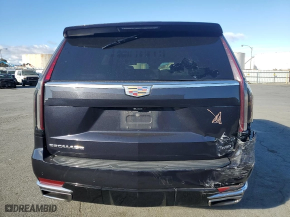 2023 Cadillac Escalade 4WD Premium Luxury with VIN 1GYS4BKL0PR378691, listed as a Copart auction lot 78041954 with 0 mi miles and Clean Title. Bid and sale history available at carsss.com. Image 6.