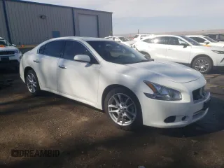 2012 Nissan Maxima S with VIN 1N4AA5AP0CC826981, listed as a Copart auction lot 48478105 with 74,365 mi miles and Salvage Title. Bid and sale history available at DreamBid. Image 4.
