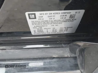 2023 Buick Encore GX Select z VIN KL4MMDSL6PB037101, wystawiony jako IAAI lot #39448386 z przebiegiem Nie podano mil oraz . Historia ofert i sprzedaży dostępna na DreamBid. Obrazek 9.